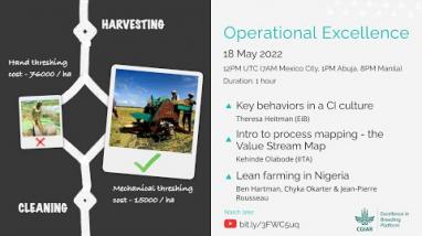 Embedded thumbnail for Operational Excellence Webinar: Process mapping and Lean farming in Nigeria