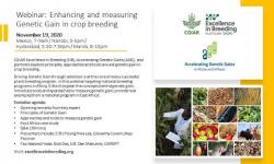 Embedded thumbnail for Webinar: Enhancing and measuring Genetic Gain in crop breeding