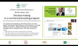 Embedded thumbnail for Decision making in a commercial breeding program - BrIN Learning Series